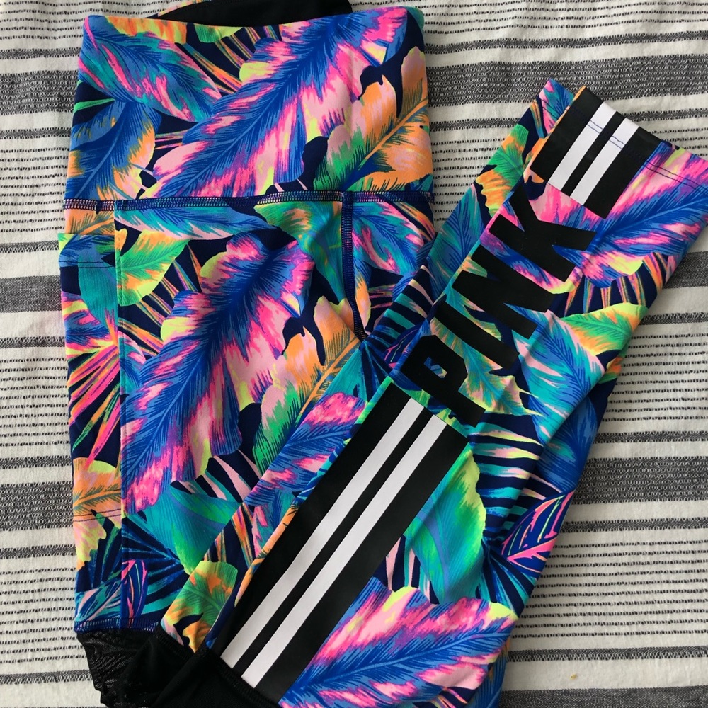 Pink workout leggings